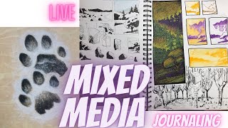 Mixed Media Nature Journaling: The Nature Journal Show LIVE