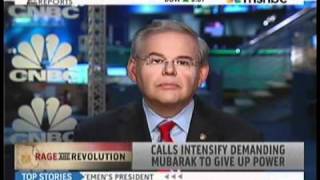 Senator Menendez Discusses The Situation in Egypt on MSNBC