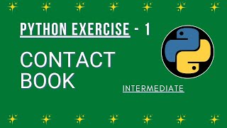 Create a Contact Book in Python with Tkinter - Step-by-Step Tutorial | Intermediate - Ex: 1