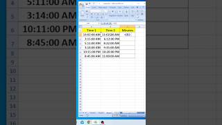How to calculate minutes in Excel?