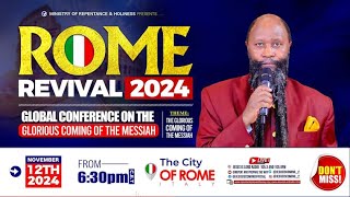 GRAND MEGA  CONFERENCE OF PASTORS IN ROME, ITALY II 12TH NOVEMBER 2024