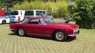 1962 Maserati 5000GT Allemano start up, driving away