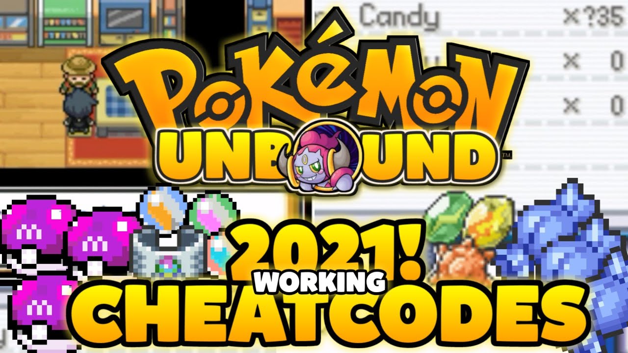 Pokemon Unbound Working Cheats 2021 | V1.1.2 | Rare Candy , Masterball ...