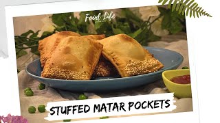 Stuffed Matar Pockets | FoodLife | Crispy Snacks | Green Peas Recipe