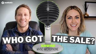 Who got the sale? Shure MV5C Home Office Microphone shootout!