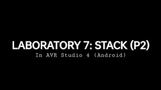 Laboratory 7: Stack (P2)