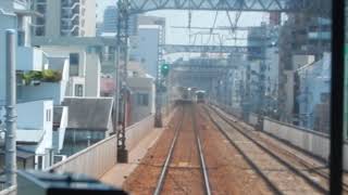 240614 1047車窓,運転席側から,日暮里 新三河駅,京成線