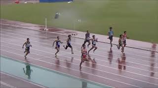 191025 中学県新人 2年男子100m予選