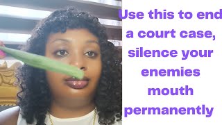 Win a court case, police case, silence your enemies using this...