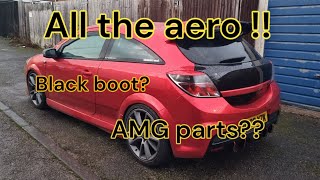 Putting Mercedes Benz AMG parte on the Vauxhall Astra VXR