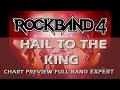 Rock Band 4 - Hail to the King -Avenged Sevenfold - Full Band Expert Song List Setlist Preview