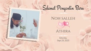 Tahniah Noh Salleh dan pasangan. Selamat pengantin baru