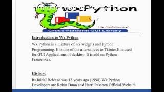 wxPython tutorial 1: Introduction to wxPython