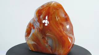 Beautifully Polished Large Crystal Freeform Shape Carnelian FFGCN1