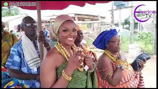 Selorm Gadah representing VOLTA Region  Durbar at Abor