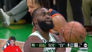 NY Knicks vs Boston Celtics Full Game Highlights Reaction