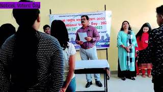 National Voter's Day celebration by Andaman College (ANCOL)