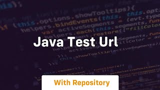 java test url