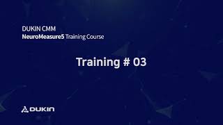 NeuroMeasure5 - Training #03