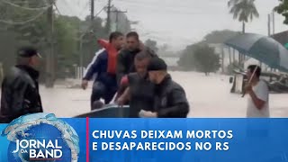 Inmet prevê aumento de chuvas no Rio Grande do Sul nas próximas 36 horas | Jornal da Band