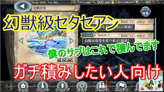 【幻獣契約クリプトラクト】ユニバト用！幻獣級セタセアンを一撃高速攻略！【ガチ積みしたい人向け】