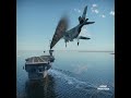 Navy Aircraft Landing In Aircraft Carrier