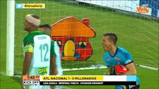 Nacional 1 - 0 Millonarios | Semifinales vuelta Liga Aguila 2017-I | Win Sports