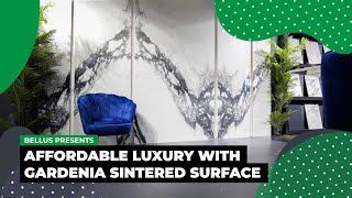 Affordable Luxury with Gardenia Sintered Surface | Bellus Showroom Tour