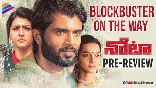 NOTA Movie Pre Review | Vijay Deverakonda | Mehreen | 2018 Telugu Movies | Telugu FilmNagar