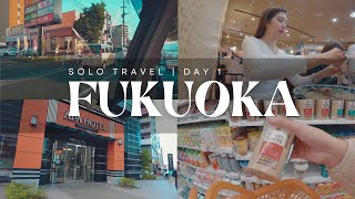 Solo in Fukuoka Day 1: Staying at APA Hotel \u0026 Eating Shin Shin Ramen | Solo Travel