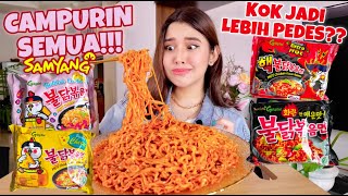 MUKBANG 4 JENIS SAMYANG SEKALIGUS!! KOK MALAH MAKIN PEDES??!