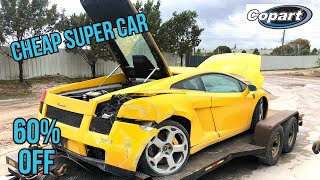 Rebuilding a wrecked Lamborghini bought from Copart