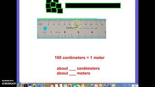 Measuring to the nearest cm and meter with decimals