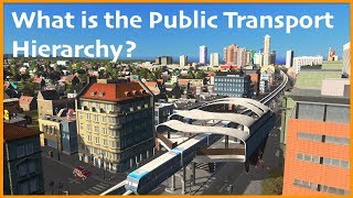 COMPLETE BEGINNERS GUIDE TO PUBLIC TRANSPORT in Cities Skylines | Town Planner Tips
