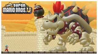 Final Dry Bowser Battle - Deserted New Super Mario Bros U