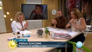 Tilde och Peter sjunger "Tvätta händerna sång" - Nyhetsmorgon (TV4)
