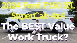 2024 Ford F150 XL SuperCab 4x4: The BEST Work Truck?