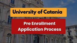 How to Confirm Admission at University of Catania |Payment Process & Enrollment Guide