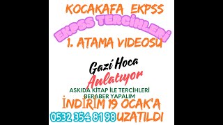 EKPSS Ocak tercihlerini bizimle beraber  yapınız. Askıda kitap tercih danışmanlığı devam ediyor.