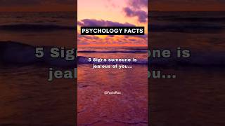 5 Signs someone is jealous of you... | Psychology Facts 🧠 #shorts