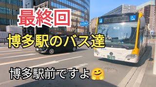 【博多駅のバス達】バスがいっぱいバイ🤗10−10