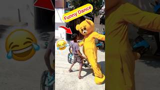 Dance with Kid 🤣💥……#funnyshorts #teddydance #comedy #mrcrazy