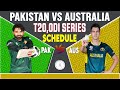 Pakistan Tour of Australia Schedule | Pakistan vs Australia Series Schedule 2024