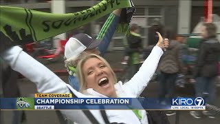 VIDEO: Team Coverage: Fans celebrate Sounders MLS Cup win
