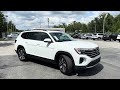 2024 Volkswagen Atlas SE with Tech Pure White!