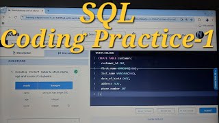 Coding Practice-1 Introduction to SQL| NXTWAVE | SQL | CCBP |