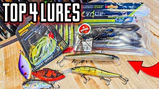 My Top 4 BEST Early Spring LURES!!! (2025 Beginner Spring Lures)