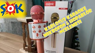 Şok Market'ten Kablosuz Karaoke Mikrofon Hoparlör Aldım İncelemesi