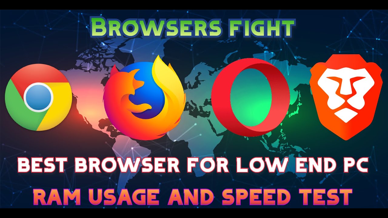 Chrome VS Opera VS Firefox VS Brave | Speed Test | Ram Usage |2021 ...