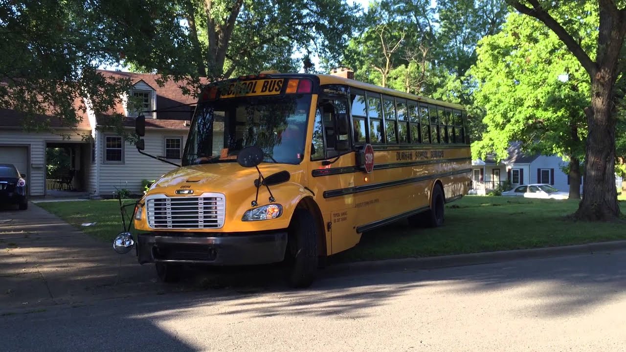 School Bus Crash At S.W. 8th And Saline In Topeka - YouTube